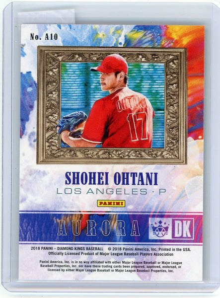 Shohei Ohtani - 2018 Panini Diamond Kings Rookie Aurora #A10