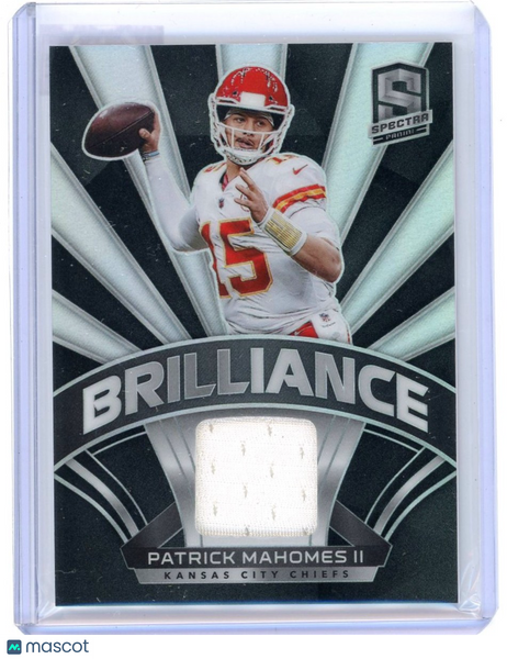 Patrick Mahomes II - 2021 Panini Spectra Brilliance Patch 39/49