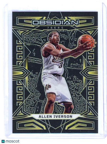 Allen Iverson - 2023 Panini Obsidian Basketball Gold 01/10