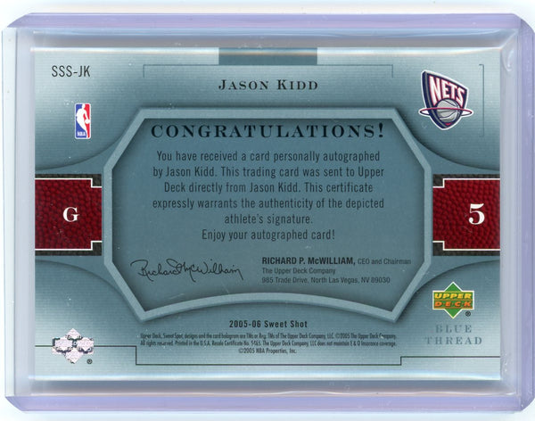 Jason Kidd - 2005 Upper Deck Sweet Shot Blue Thread 4/5