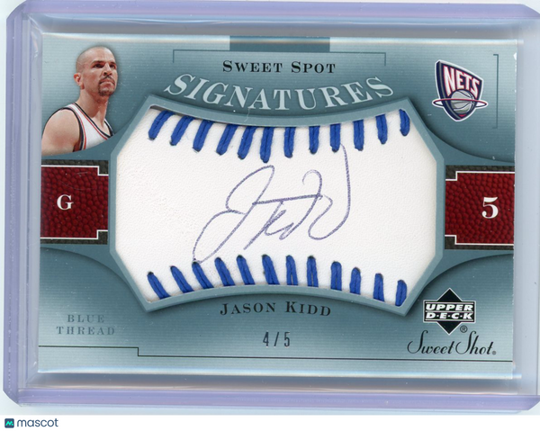 Jason Kidd - 2005 Upper Deck Sweet Shot Blue Thread 4/5