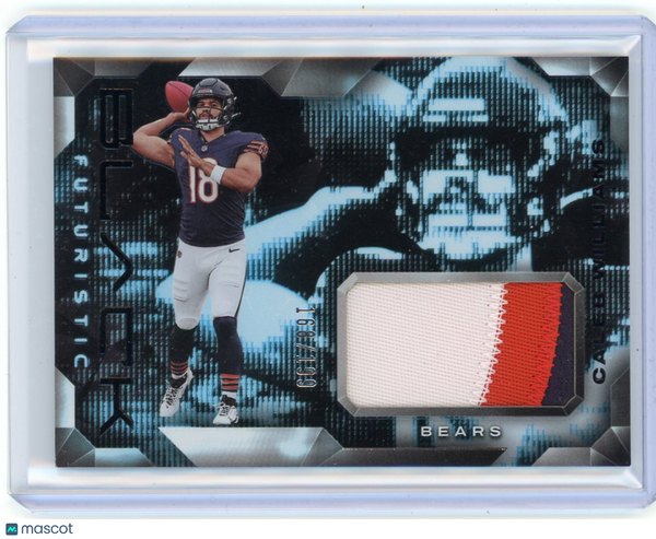 Caleb Williams - 2024 Panini Black Futuristic Patch Memorabilia Rookie 168/199