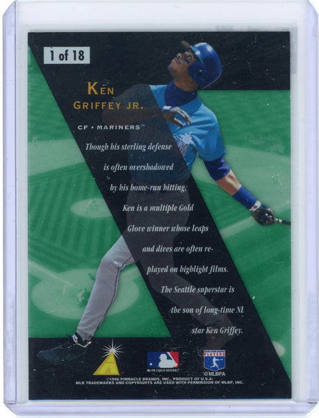 Ken Griffey Jr. - 1996 Baseball Pinnacle Zenith Z-Team Sample 1 of 18 Seattle