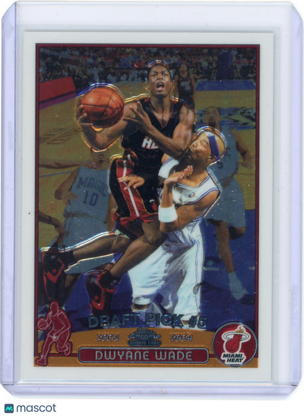 Dwyane Wade - 2003-04 Topps Chrome Basketball Rookie Card #115