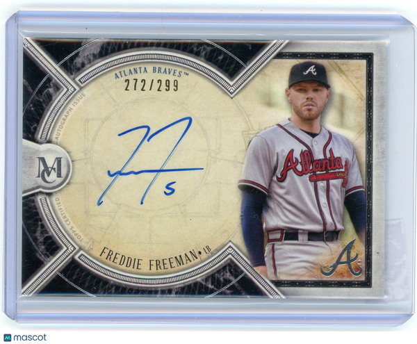Freddie Freeman - 2018 Topps Museum Collection 272/299 Auto Archival