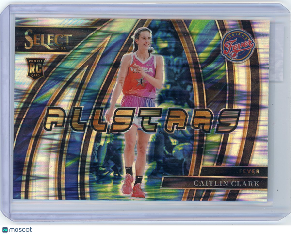 Caitlin Clark - 2024 Panini Select WNBA Prizm Rookie All Stars Flash Silver