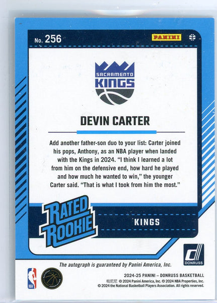 Devin Carter - 2024 Panini Donruss 1/1