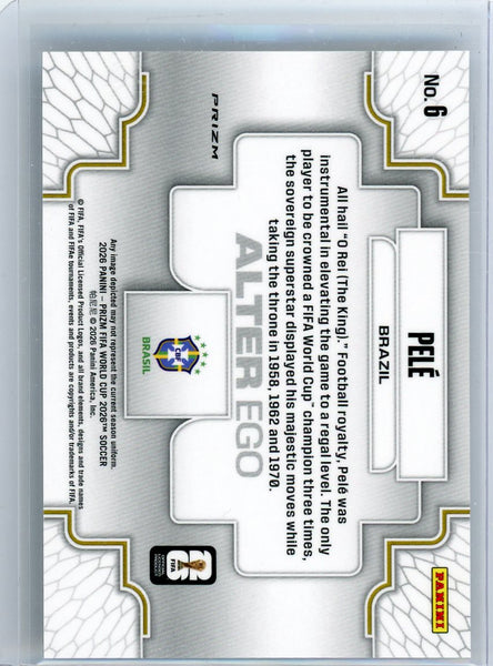 Pelé - 2026 Panini Prizm FIFA World Cup Alter Ego