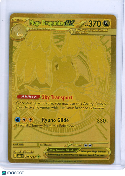 2026 Mega Evolution – Ascended Heroes Mega Dragonite EX Secret Rare HR #295/217