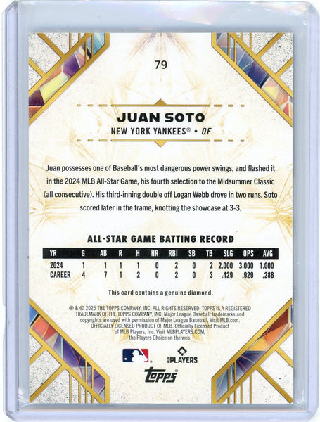 Juan Soto - 2025 Topps 16/25 Genuine Diamond