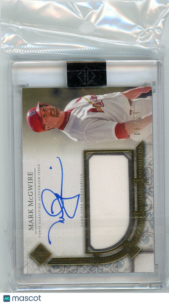Mark McGwire - 2024 Topps Transcendent Collection Autograph Relic Variation 6/25
