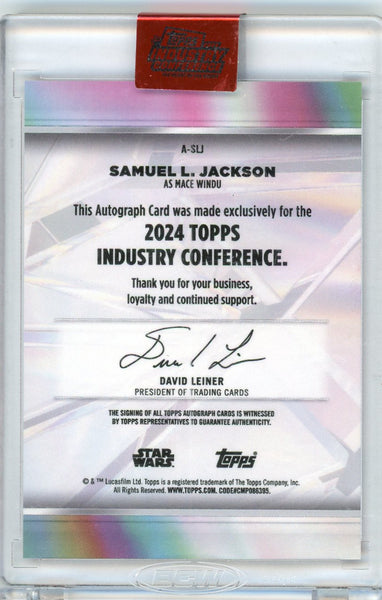 2024 Topps Industry Conference Auto Samuel L. Jackson 8/10 #A-SLJ