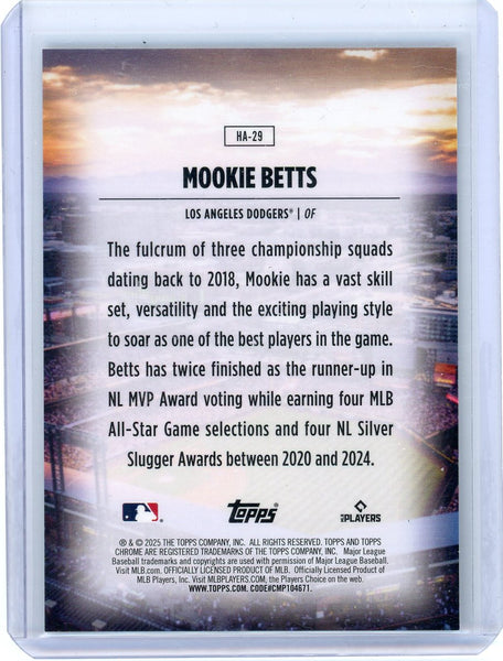 Mookie Betts - 2025 Topps Chrome Home Field Advantage