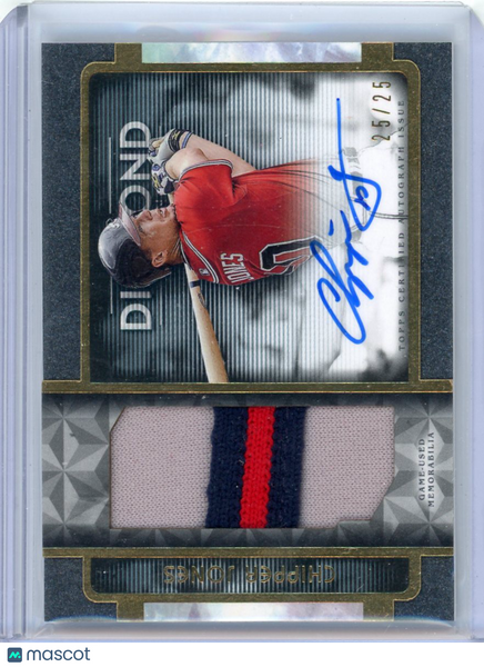 Chipper Jones - 2023 Topps Diamond Icons Patch 25/25 Memorabilia
