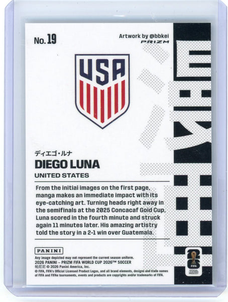 Diego Luna - 2026 Panini Prizm FIFA World Cup Manga