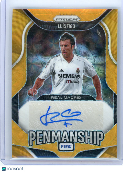 Luís Figo - 2025 Panini Prizm FIFA Soccer Gold 3/5