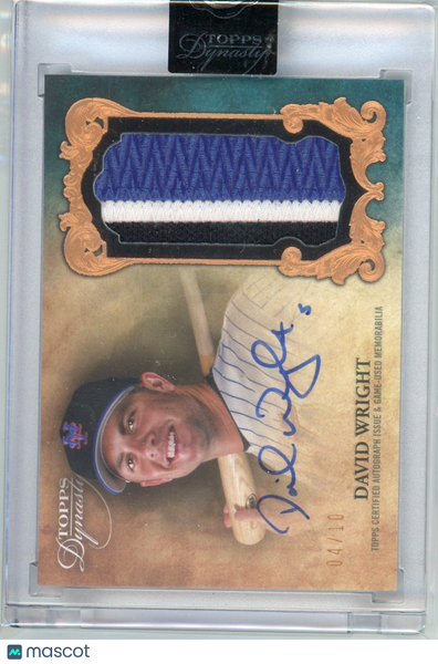 David Wright - 2021 Topps Dynasty 04/10 Patch Memorabilia