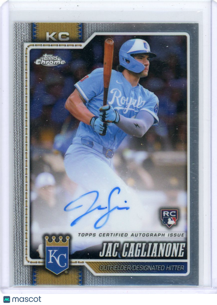 Jac Caglianone - 2026 Topps Chrome Rookie Auto RA-JC