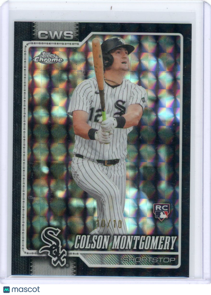 Colson Montgomery - 2026 Topps Chrome Rookie Black Geometric 10/10 #259