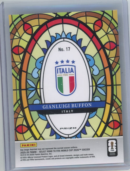 Gianluigi Buffon - 2026 Panini Select Road to FIFA World Cup 2026 Stained Glass