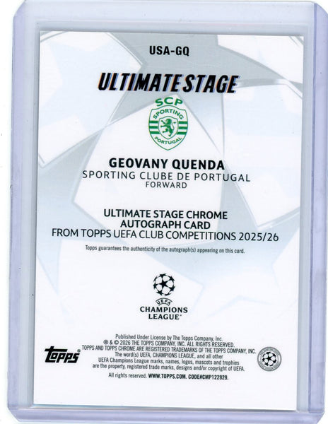 Geovany Quenda - 2026 UEFA Club Competitions Ultimate Stage Auto