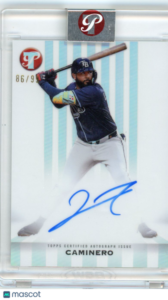 Junior Caminero - 2026 Topps Pristine Spotless Signatures 86/99