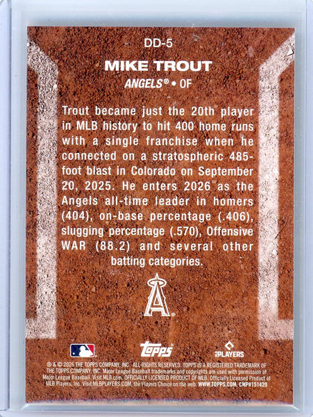 Mike Trout - 2026 Topps Dirt Dimensions