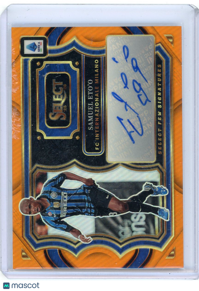 Samuel Eto'o - 2026 Panini Select Serie A Soccer Orange 48/49