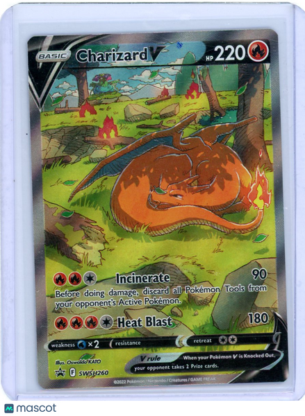 Sword & Shield Charizard V Holo Black Star Promo FA #SWSH260