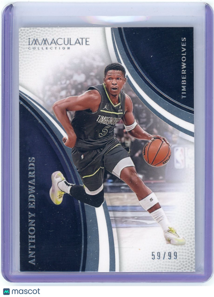 Anthony Edwards - 2024-25 Panini Immaculate Basketball Base #69 59/99
