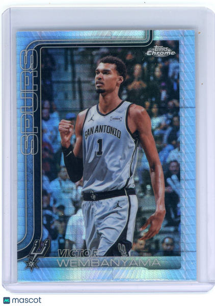 Victor Wembanyama - 2025-26 Topps Chrome Basketball Prism Refractor #22