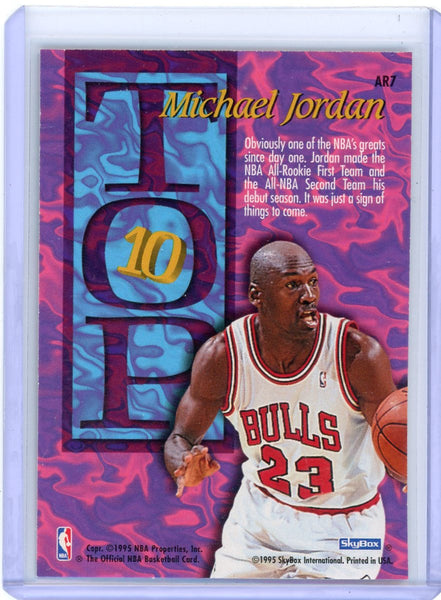 Michael Jordan - 1995 SkyBox Hoops Top 10 All-Time Rookie Team