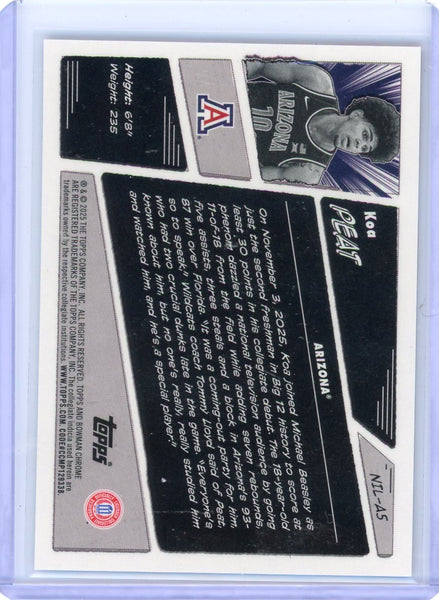 Koa Peat - 2025 Bowman Chrome NIL ANIME
