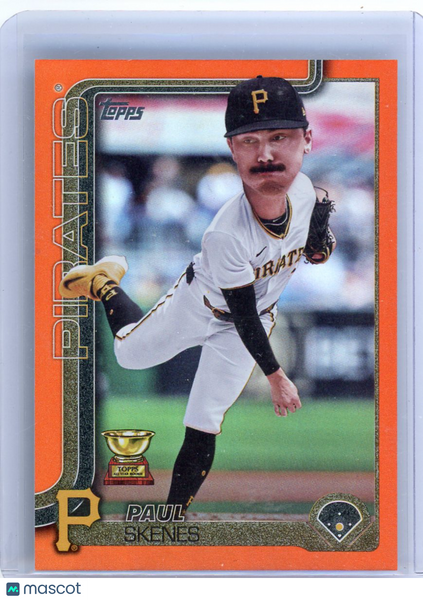 Paul Skenes - 2025 Topps Series One Orange Border 18/25