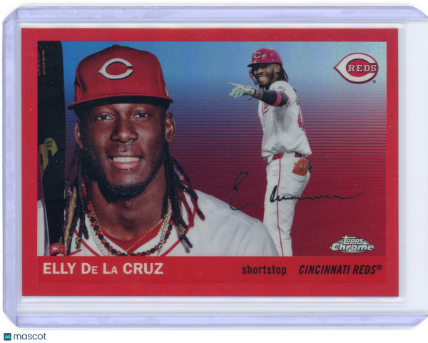 Elly De La Cruz - 2025 Topps Chrome Platinum Red Refractor 4/5