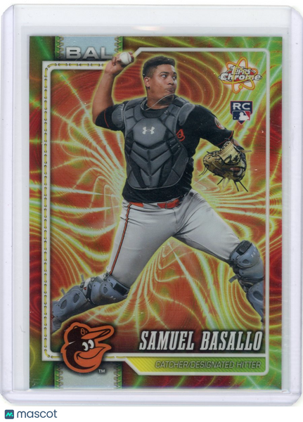 Samuel Basallo - 2026 Topps Chrome Radiating Rookies Case Hit SP RR-12