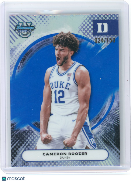 Cameron Boozer - 2026 Bowman University Best Topps Blue 024/150 #69
