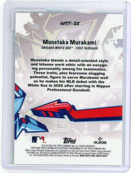 Munetaka Murakami - 2026 Topps Chrome Rookie Wild Style SP WST-25