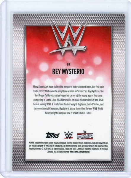 Rey Mysterio - 2026 Topps Chrome WWE Frozen Fractor 0/-5