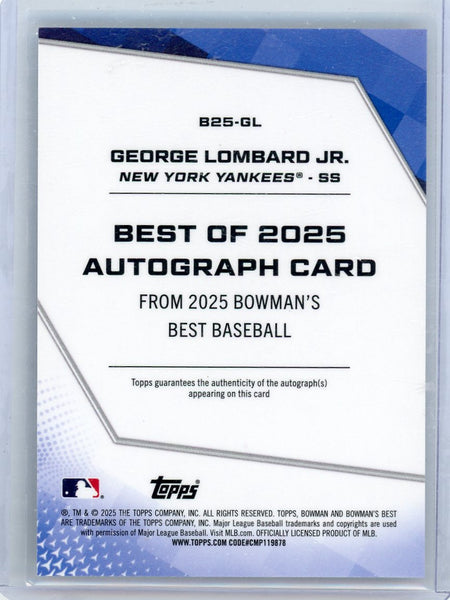 Ben Rice - 2025 Topps Finest 63/99 RC
