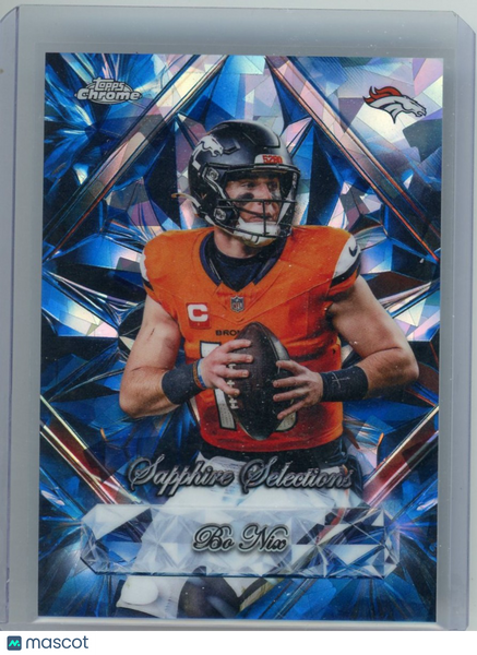 Bo Nix - 2025 Topps Chrome Sapphire Selections