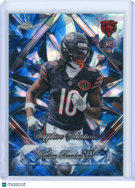Luther Burden III - 2025 Topps Chrome Sapphire Selections RC