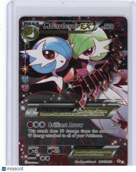 2016 Generations M Gardevoir EX Holo Rare FA #RC31/RC32