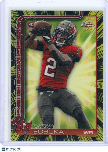 Emeka Egbuka - 2025 Topps Chrome Radiating Rookies RC