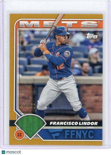 Francisco Lindor - 2024 Topps Gold 34/50