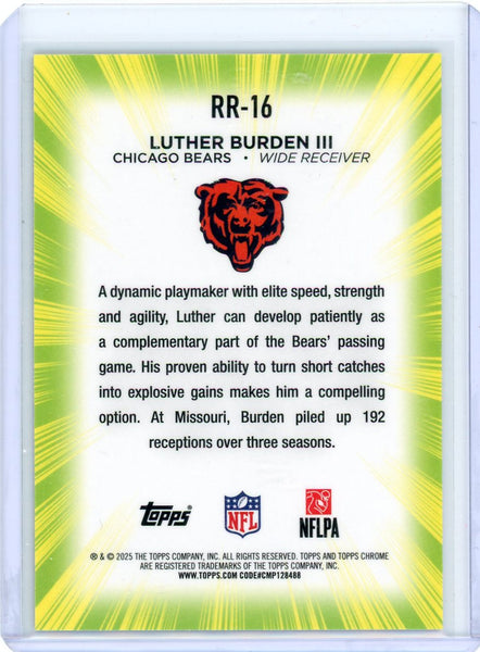Luther Burden III - 2025 Topps Chrome Radiating Rookies  RC