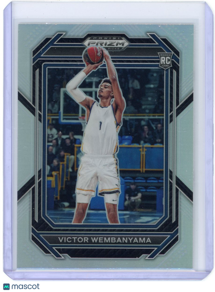 Victor Wembanyama - 2023-24 Panini Prizm Draft Picks Silver Rookie RC #2