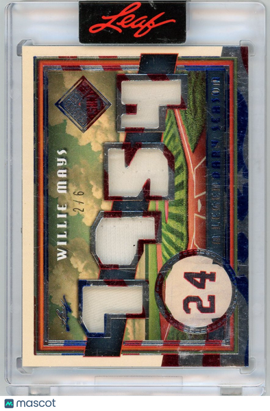 Willie Mays - 2025 Leaf Seasons in the Sun Game-Used Memorabilia 2 / 6