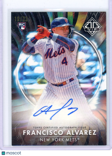 Francisco Alvarez - 2023 Topps Transcendent Collection VIP Autographs 19/23 RC