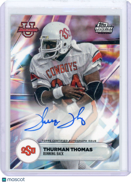 Thurman Thomas - 2024 Bowman University Topps Industry Conference Auto